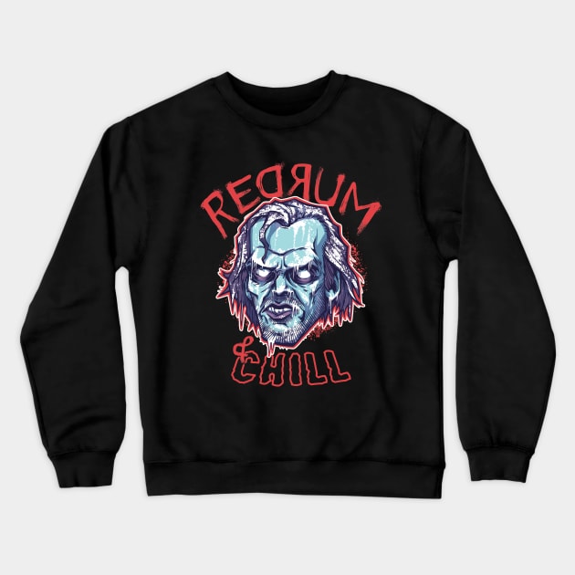 Redrum & Chill Crewneck Sweatshirt by TristanTait